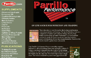 Parrillo website: old version